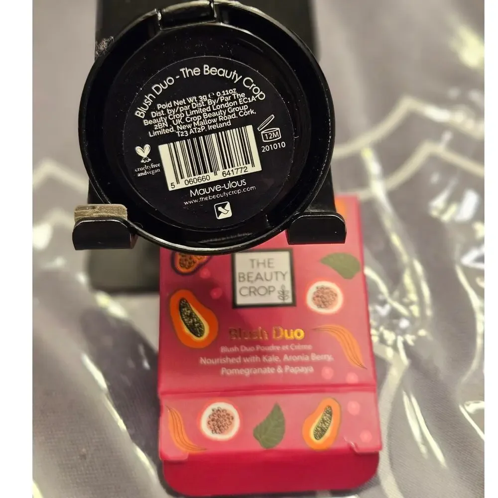 The Beauty Crop Blush Duo Mauve-ulous ~ Cruelty-Free Vegan ~ Size 3G